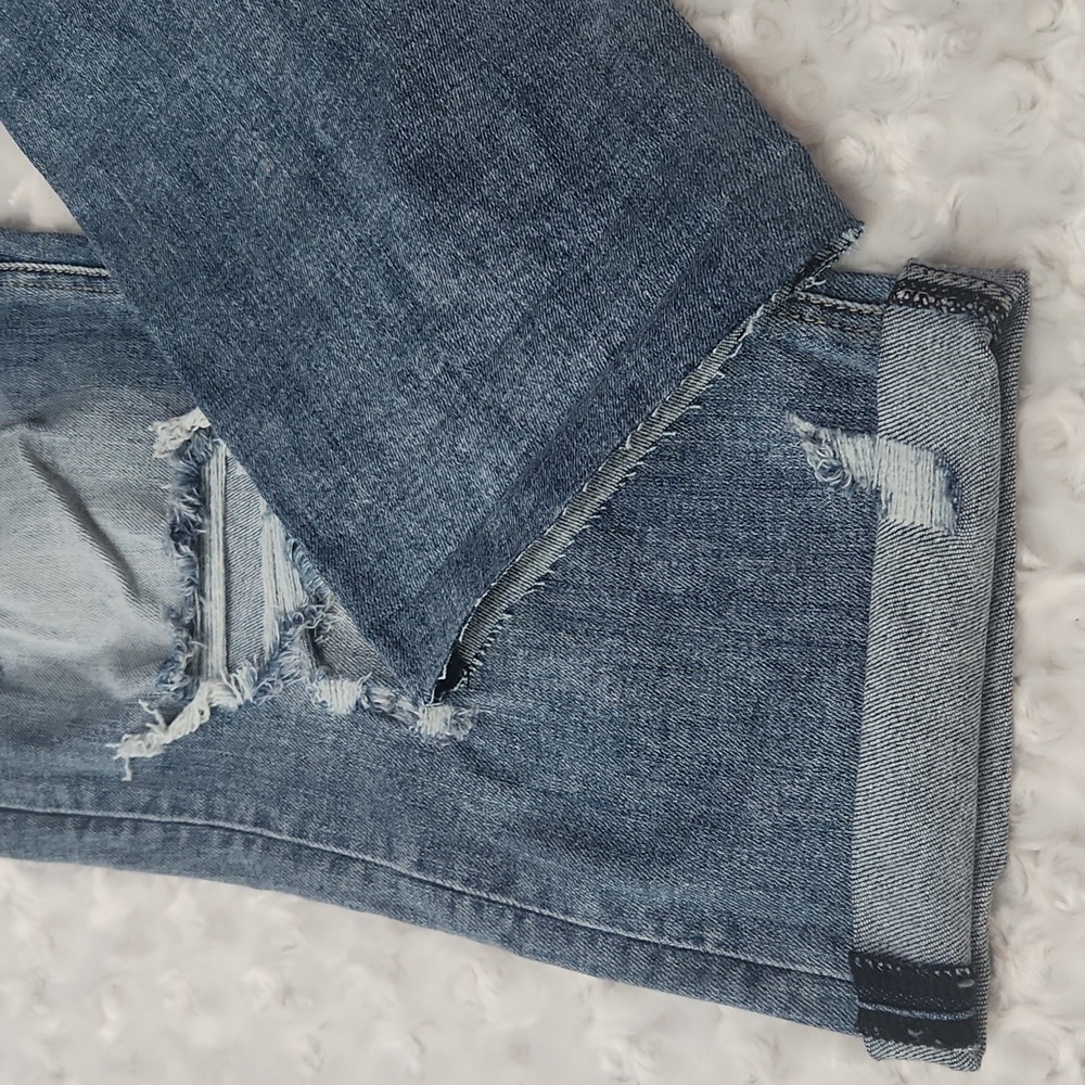 Risen Girlfriend High Rise Distressed Jeans Juniors Size 15 Womens Size … - Picture 10 of 12
